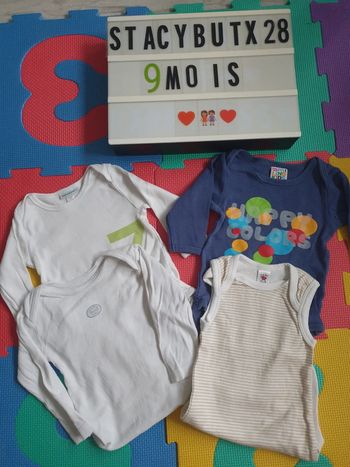 Lot body 9 mois