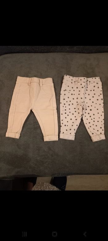 Pantalons fille 3 mois