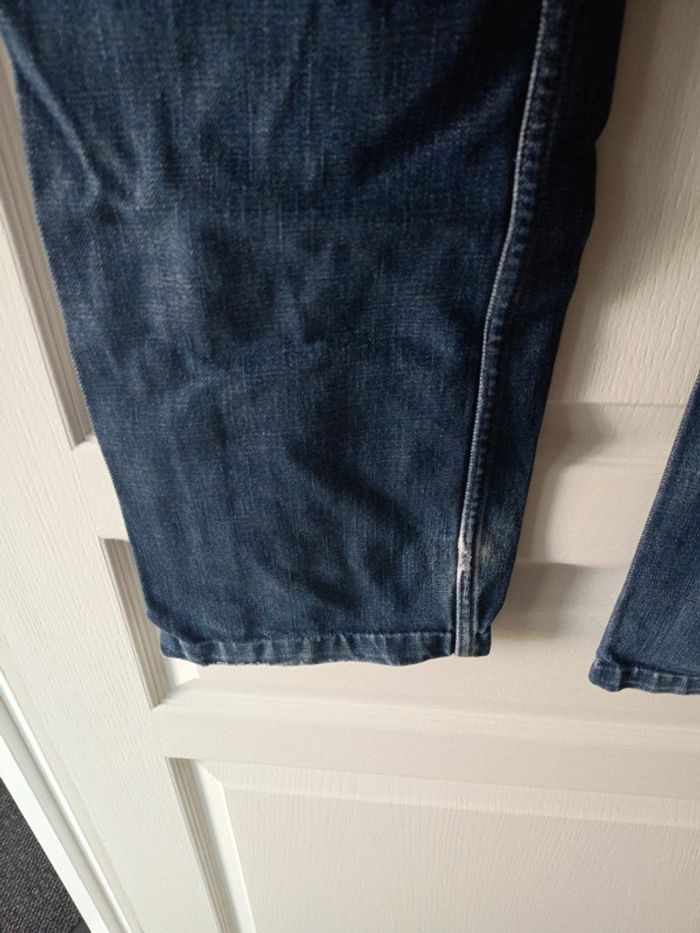 Jeans ober taille 40 w 31 coloris bleu - photo numéro 7