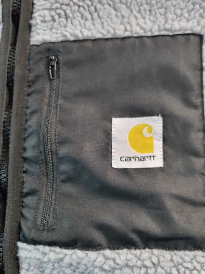 Polaire Carhartt gris/noir Homme Taille M - photo numéro 5