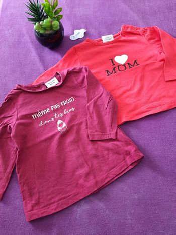 T-shirts 9mois