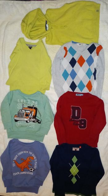 Lot pull 3 ans garçon 