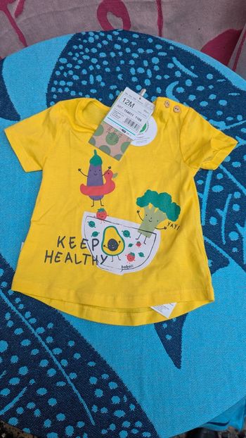 Tee-shirt coton bio Boboli 1 an