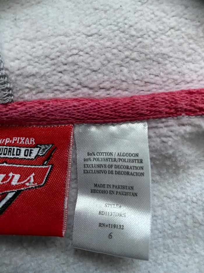 Gilet zippé Cars taille 6 ans - photo numéro 7