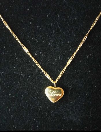 Collier fantaisie coeur love