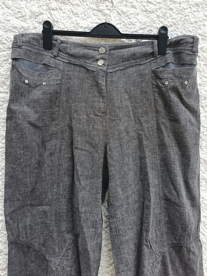 ensemble veste + pantacourt + collier Fille des Sables femme 46 / 48 - photo numéro 5