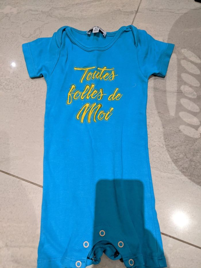 Combishort bulle de BB 18 mois