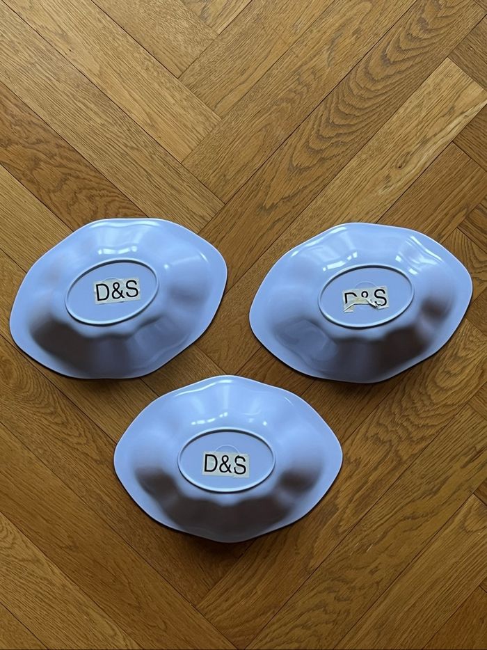 Lots de 7 plats en plastique vintage - photo numéro 4
