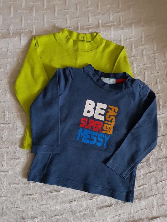 Lot ou au choix de 2 tees-shirts - T. 12mois