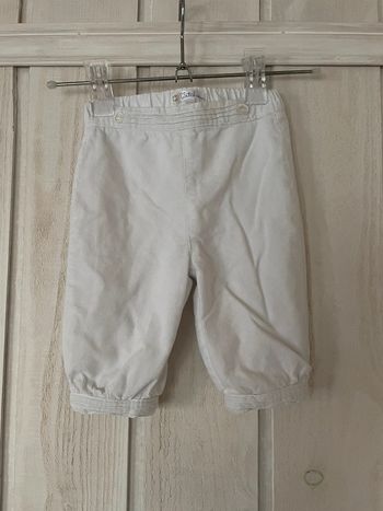 Pantalon velours blanc - Kitchoun - 6mois