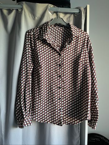 Chemise Shein marron et blanche - Taille M - Neuve jamais portée