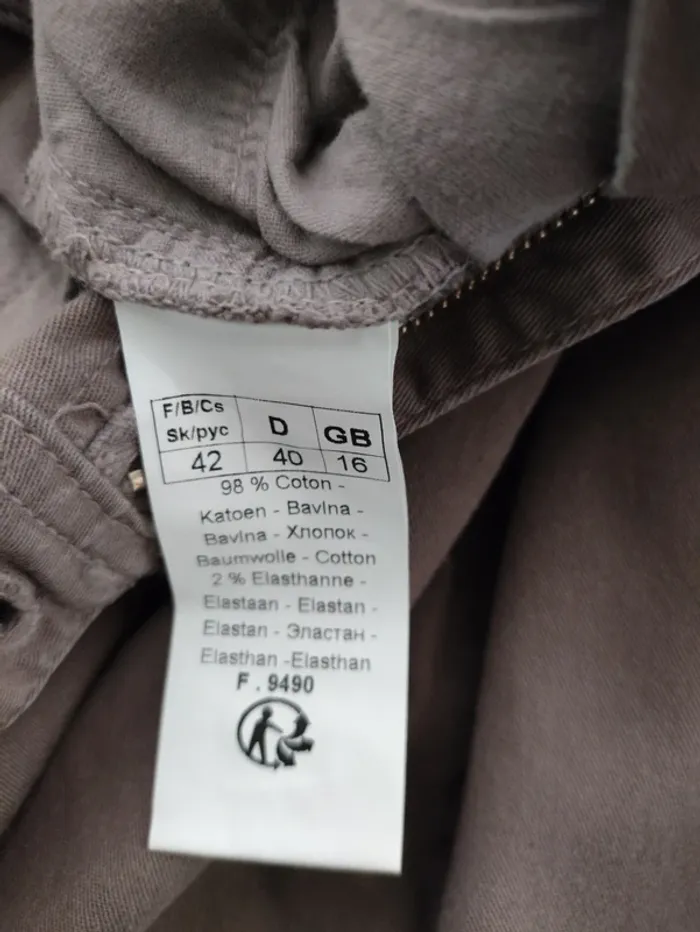 Pantalon droit marron taupe femme T42 Blancheporte - photo numéro 13