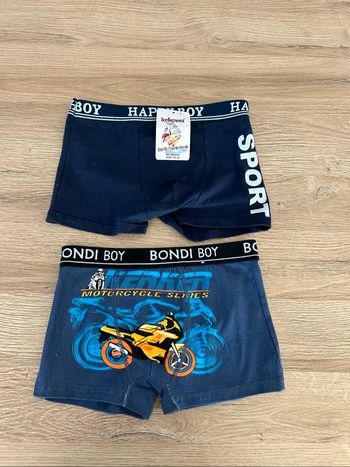 Lots de 2 boxers caleçons garçons taille 10-12 ans