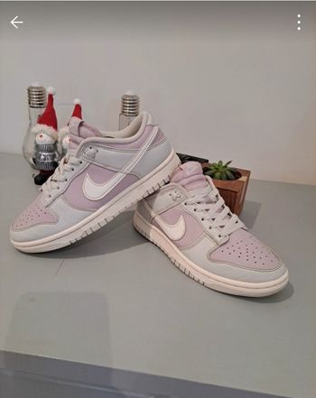 Nike Dunk Low grise violet