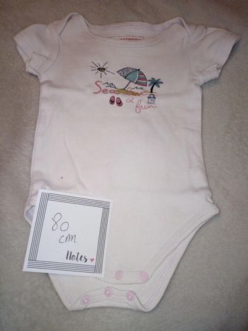 Body bébé fille 80 cm