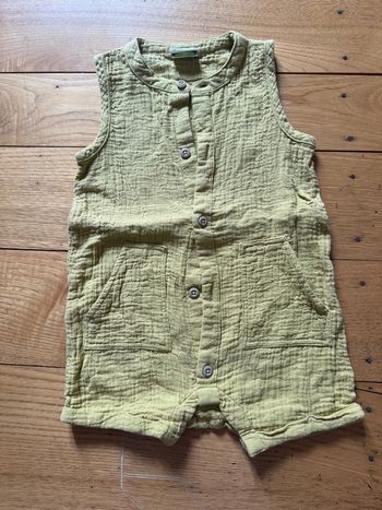 Combinaison en très bon état moutarde taille 12 mois