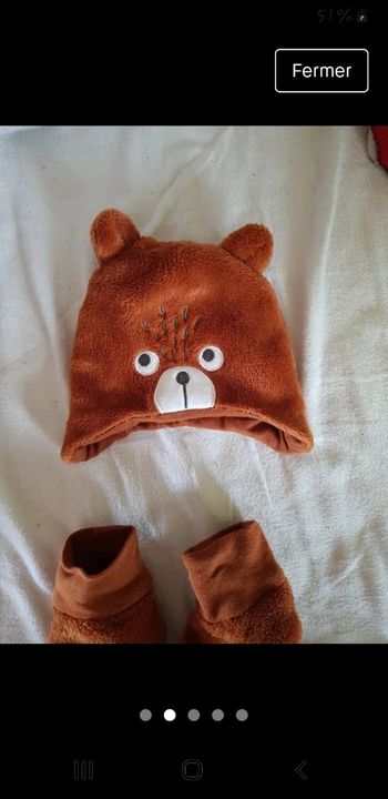 Bonnet avec chausson