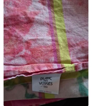 Parure couette et 2 taies Blanc des Vosges