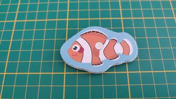 Motif animal n°3 pièce détachée jeu de société Playtive Jeu de pêche à la ligne #C67