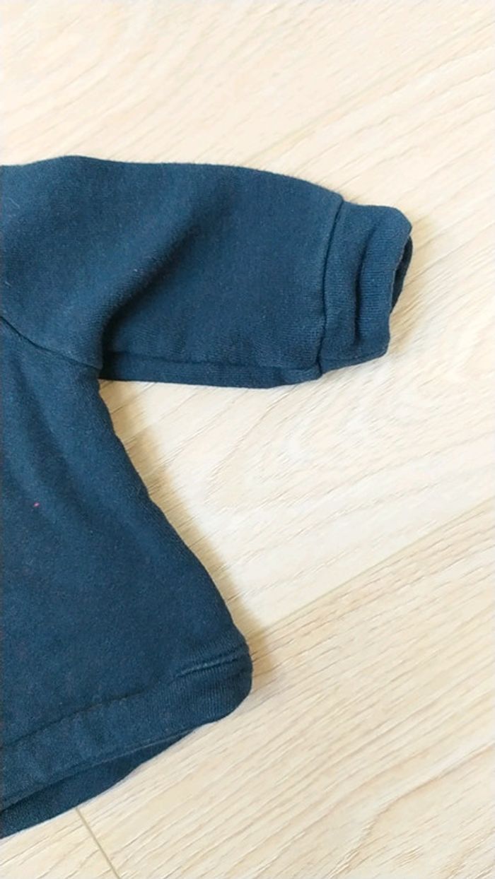 Sweat bleu kiabi bonjour coeur 6 mois - photo numéro 8