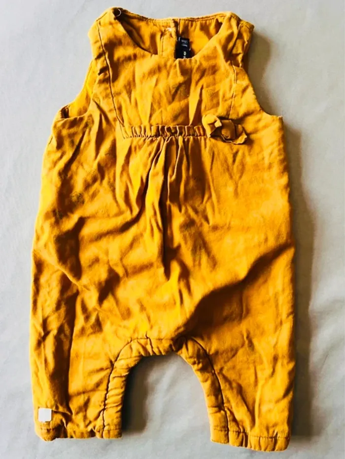 Salopette automne hiver molletonnée bébé fille sergent Major