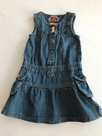 Robe en jean's sans manche