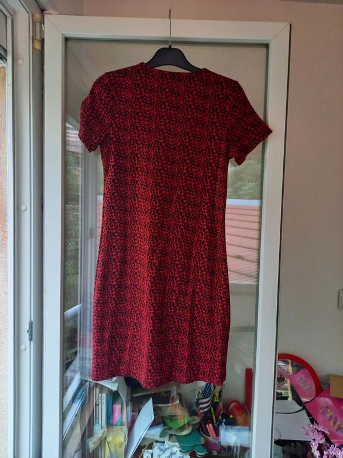 Robe rouge à motif léopard jennyfer - photo numéro 2