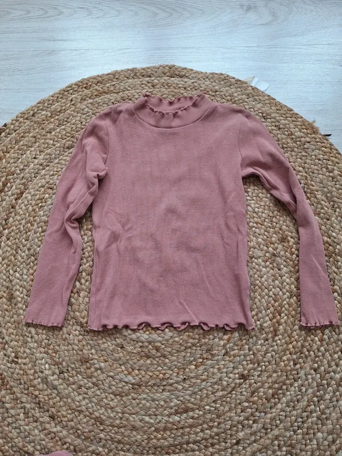 Lot de sous-pull rose TAO 8 ans 128 cm - photo numéro 4