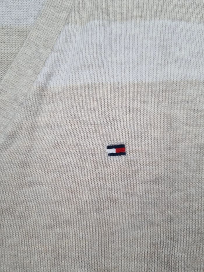 Pull col V rayé Tommy Hilfiger – Taille L/40 Femmes - photo numéro 5