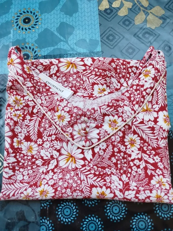 #top#bretelles#motif fleuri - photo numéro 4