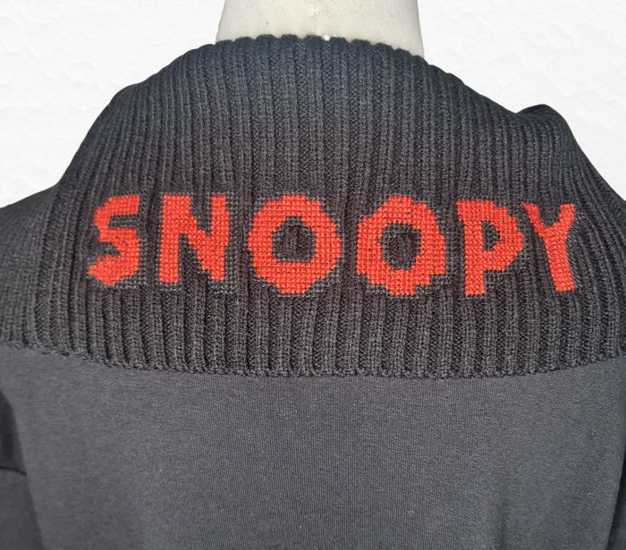 Robe sweat noire Zara Snoopy à col zippé taille S - photo numéro 5