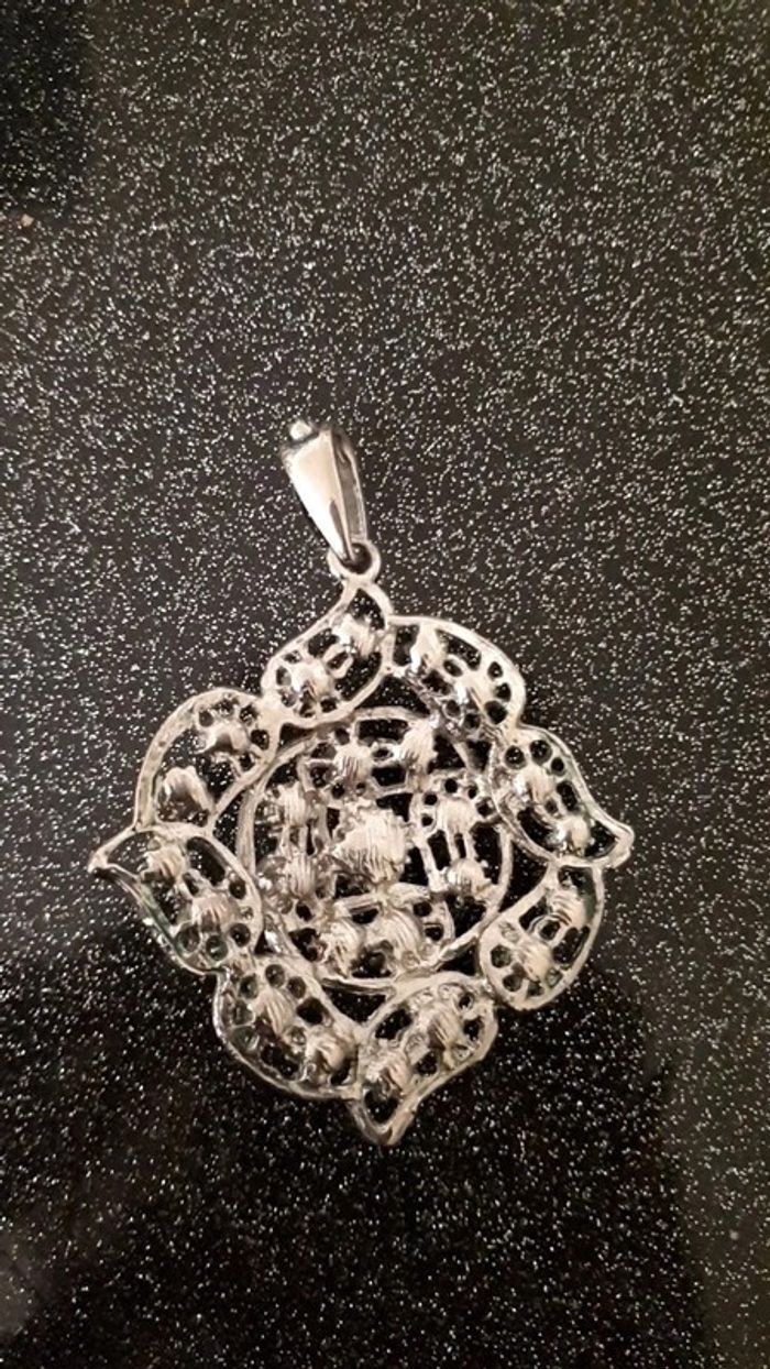 Pendentif strass et perle - photo numéro 4