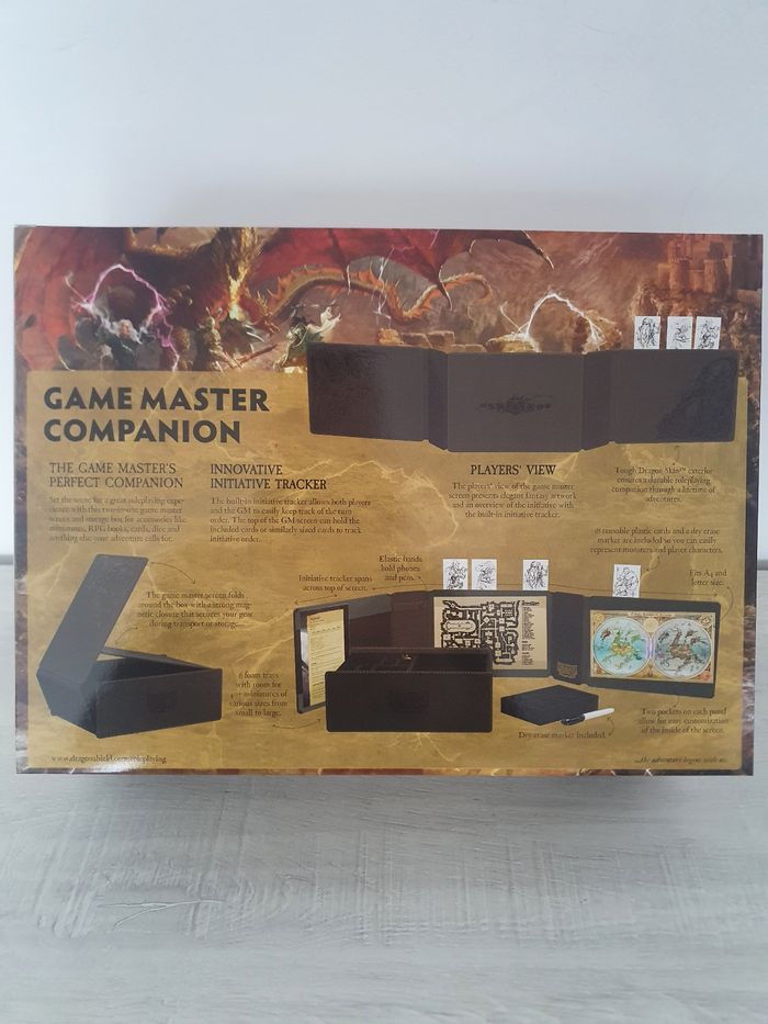 Dragon Shield Game Master Companion Iron Grey - photo numéro 2