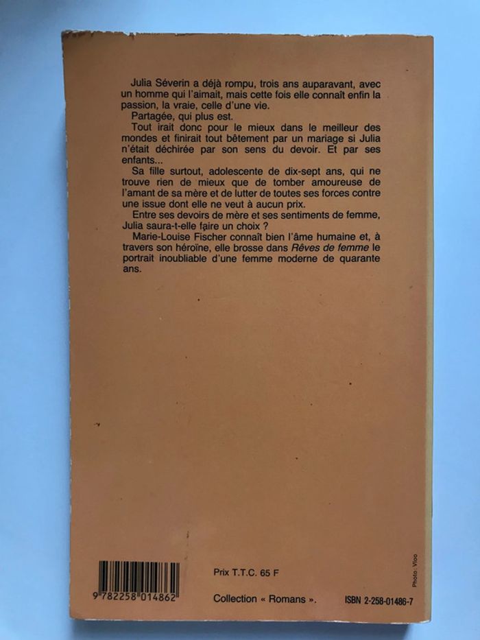 Livre « Rêves de femme » de Marie Louise Fischer - photo numéro 4