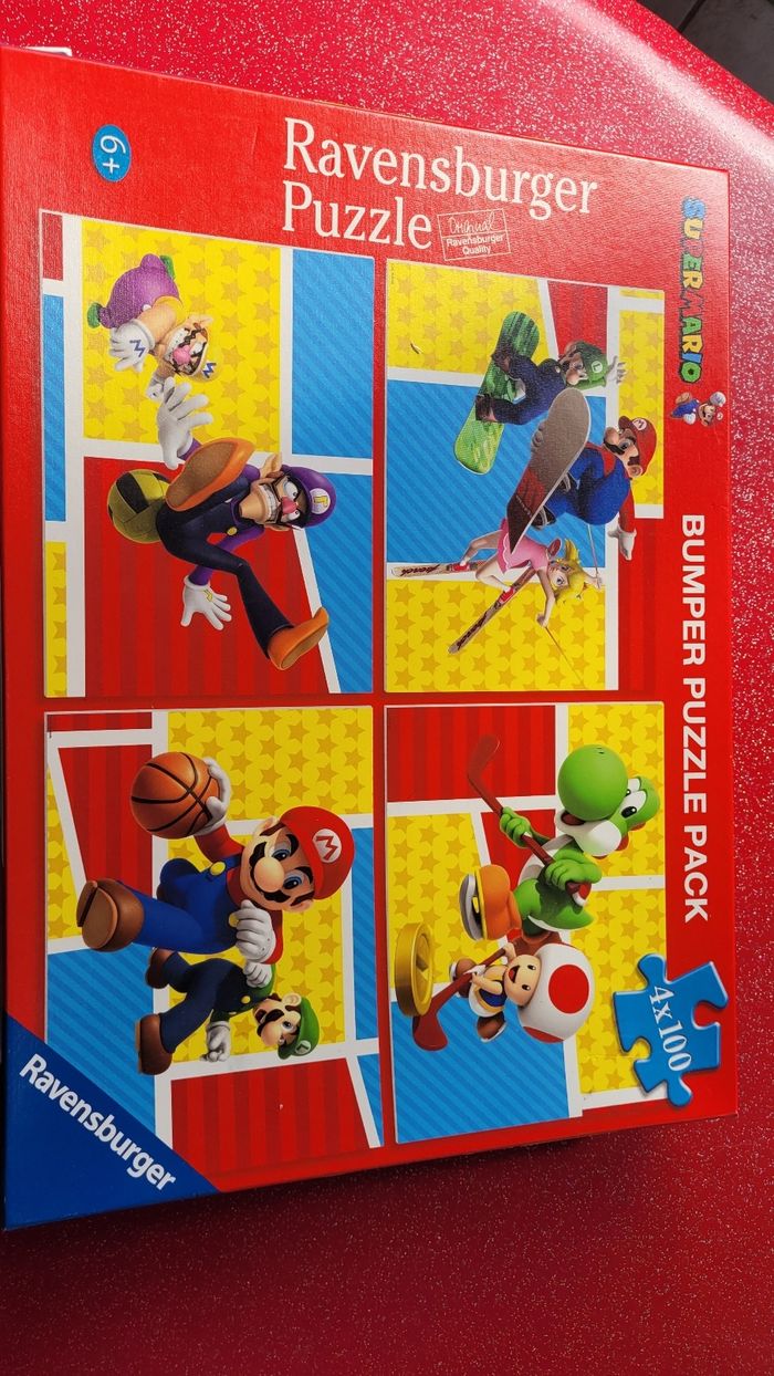 4 puzzles mario 4x 100 pièces - photo numéro 4