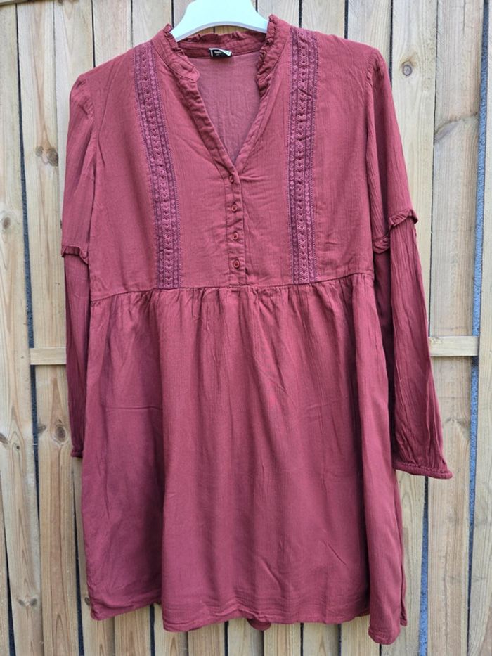Robe en gaze de coton 🍒pimkie🍒taille 42/44 - photo numéro 5