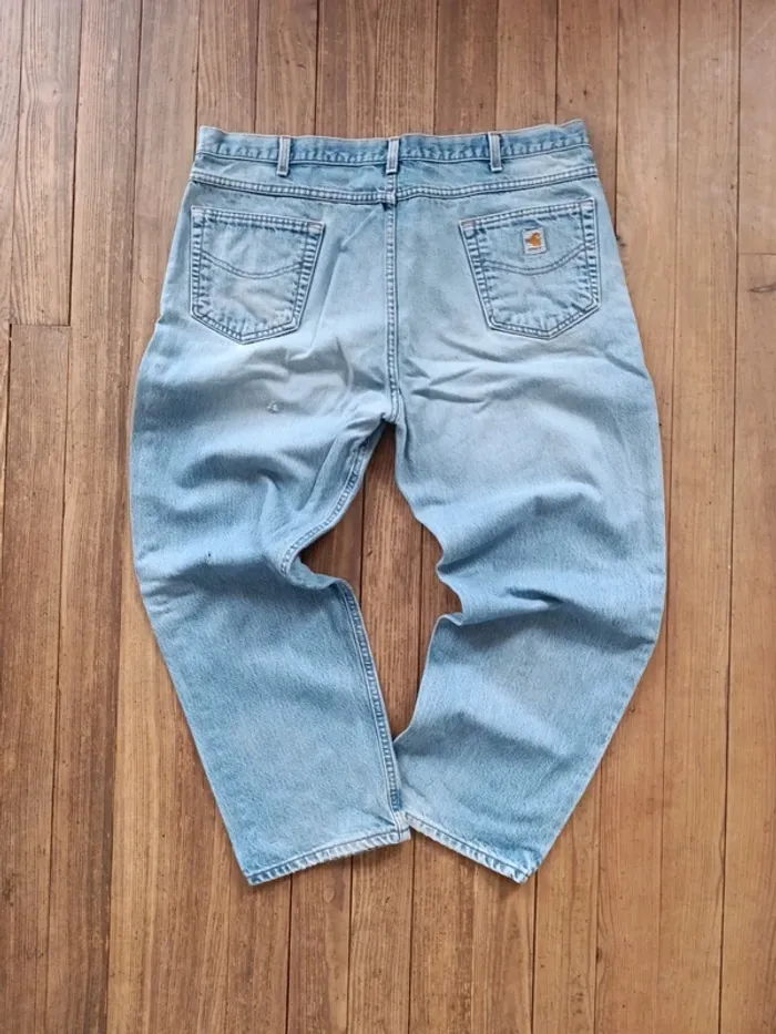 Pantalon jean Carhartt workwear Carpenter flame résistant W42 - photo numéro 3