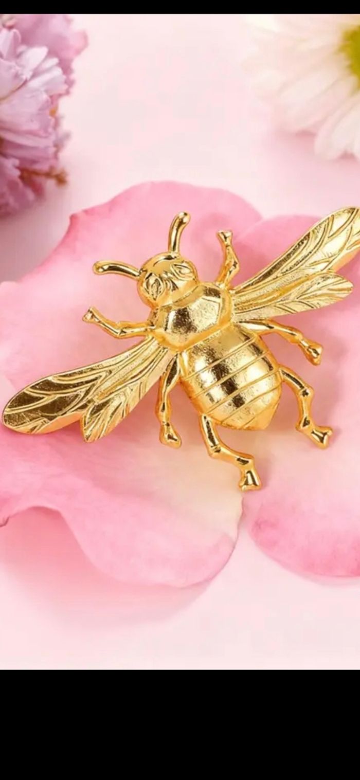 Abeille Chic dorée - photo numéro 3