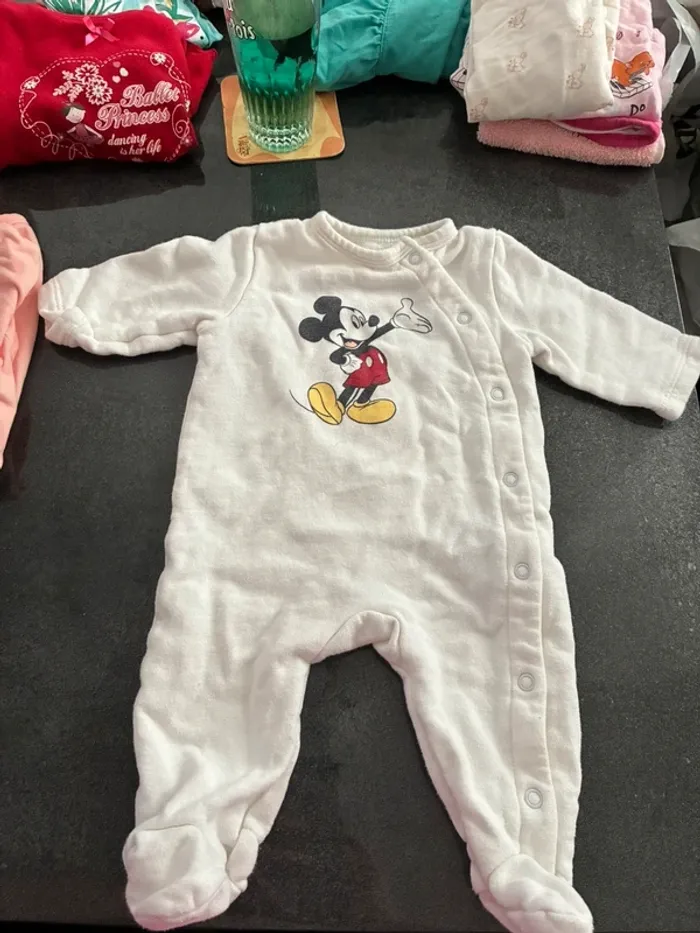 Pyjama Grenouillère Mickey Taille 3mois