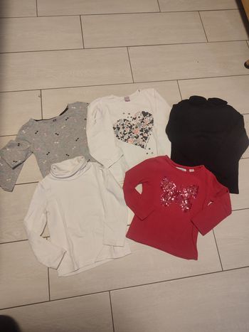 5 tee shirt manches longues 