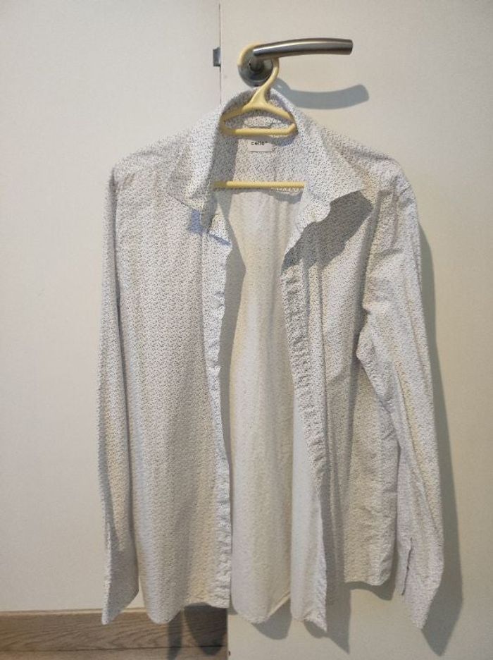 Chemise manches longues à motifs Celio L