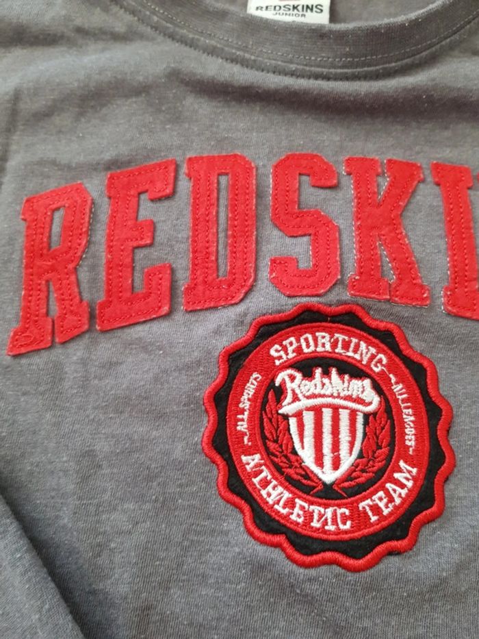 T shirt epais Redskins 12 ans - photo numéro 3