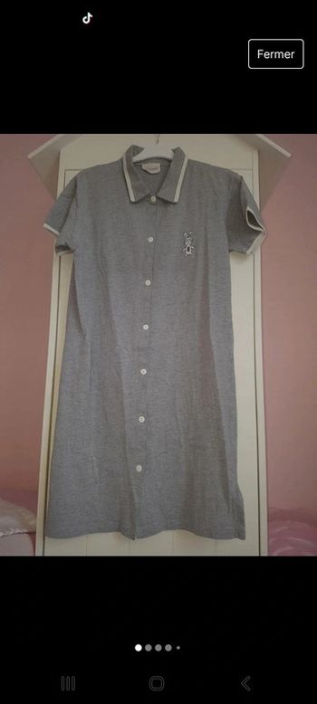 Chemise de nuit neuve Etam taille M broderie lapin