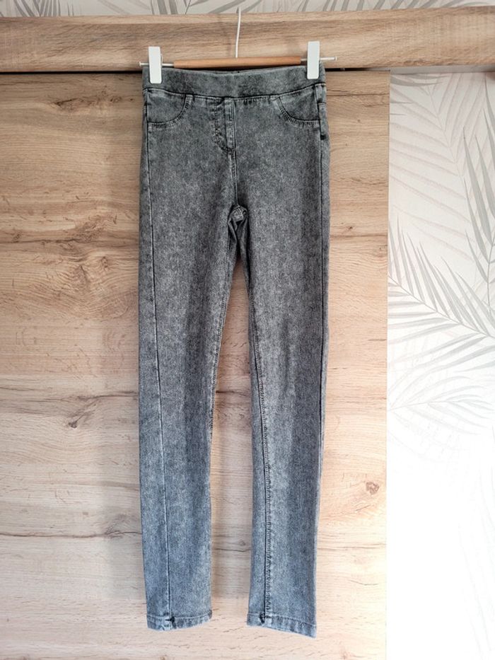 Jeggings fille taille 10 ans gris gemo - photo numéro 2