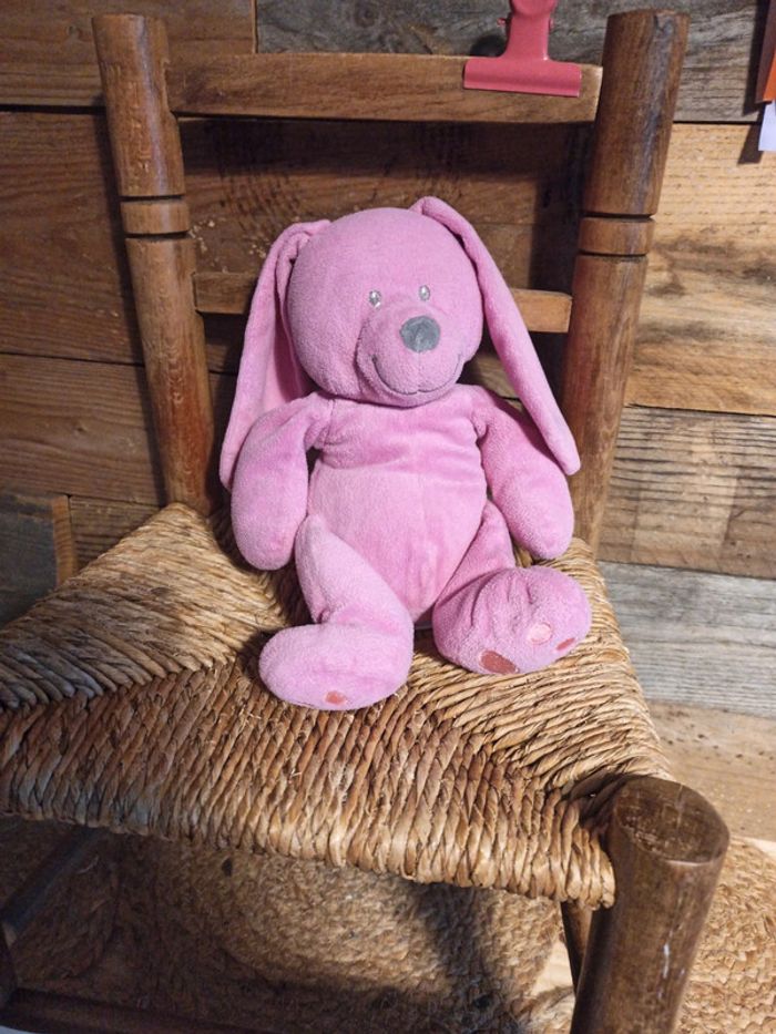 Peluche chien rose Simba toys tbe - photo numéro 2