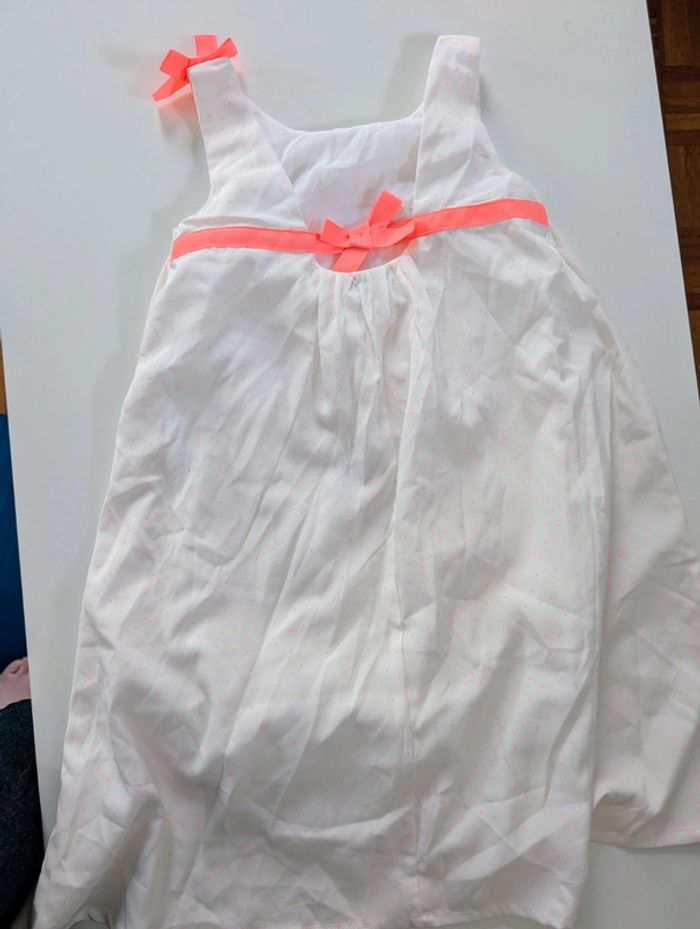 Robe blanche de cérémonie Pat & ripaton 3 ans neuf ans