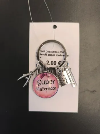 Porte clé super maîtresse