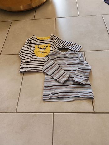 Lot t shirt à manches longues