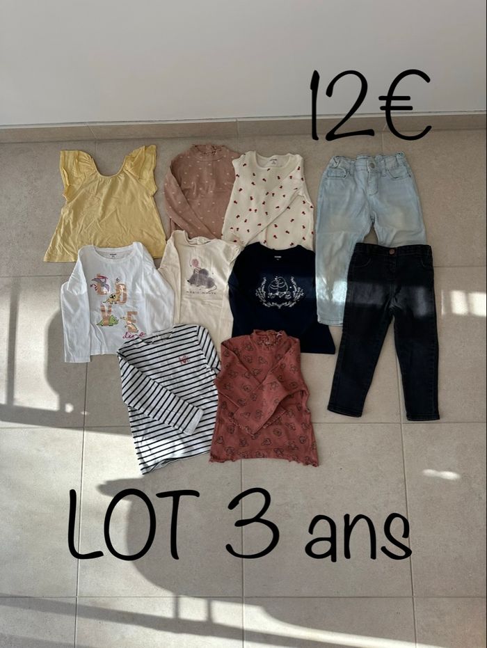 Lot 3 ans fille