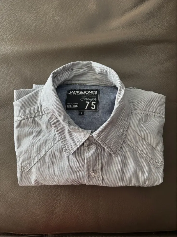Chemise Homme manche courte rayée Jack&Jones - photo numéro 16